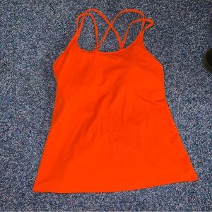 Small Old Navy Active Orange Sport Tank Top